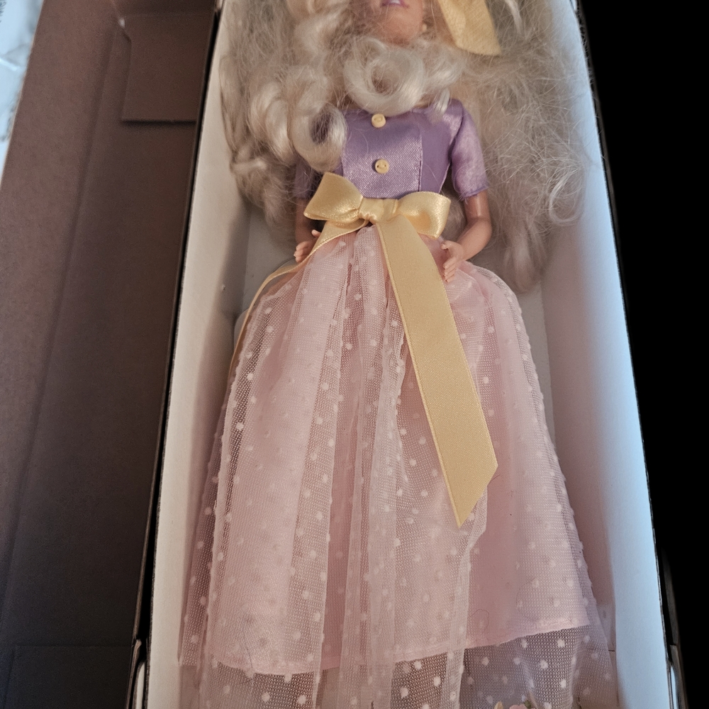 Avon Blonde Doll with Purple and Yellow Outfit - Picture 2 of 4